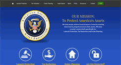 Desktop Screenshot of americansocietyforassetprotection.com